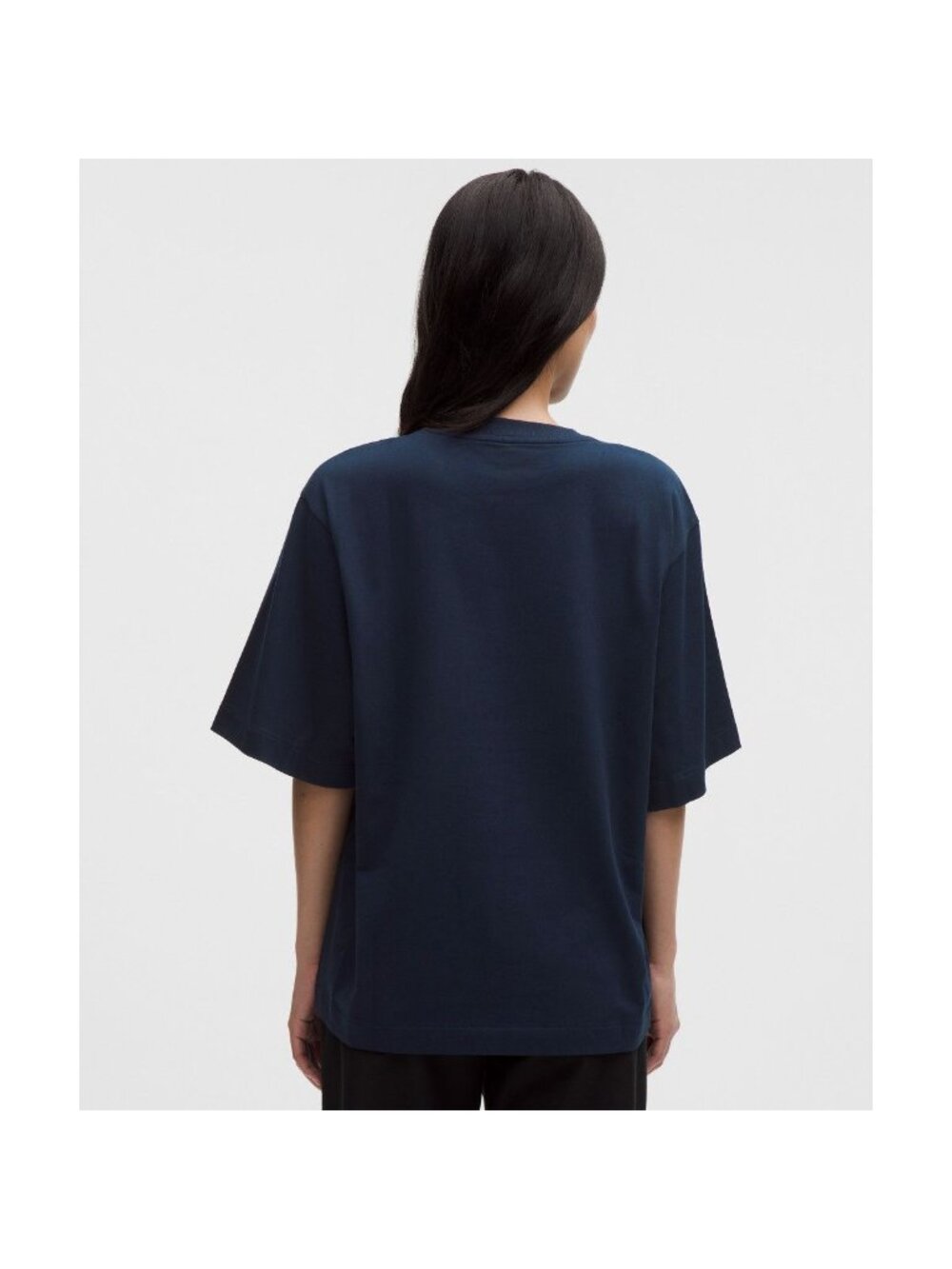 Lululemon Heavyweight Cotton Oversized T-Shirt | True Navy | NWT | Size XS - Picture 2 of 8